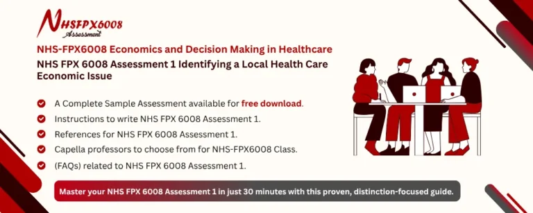 NHS FPX 6008 Assessment 1 Identifying a Local Health Care Economic Issue